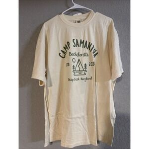 Camp Samantia Bachelorette T-Shirt 2XL Comfort Colors Custom Ink Deep Creek MD